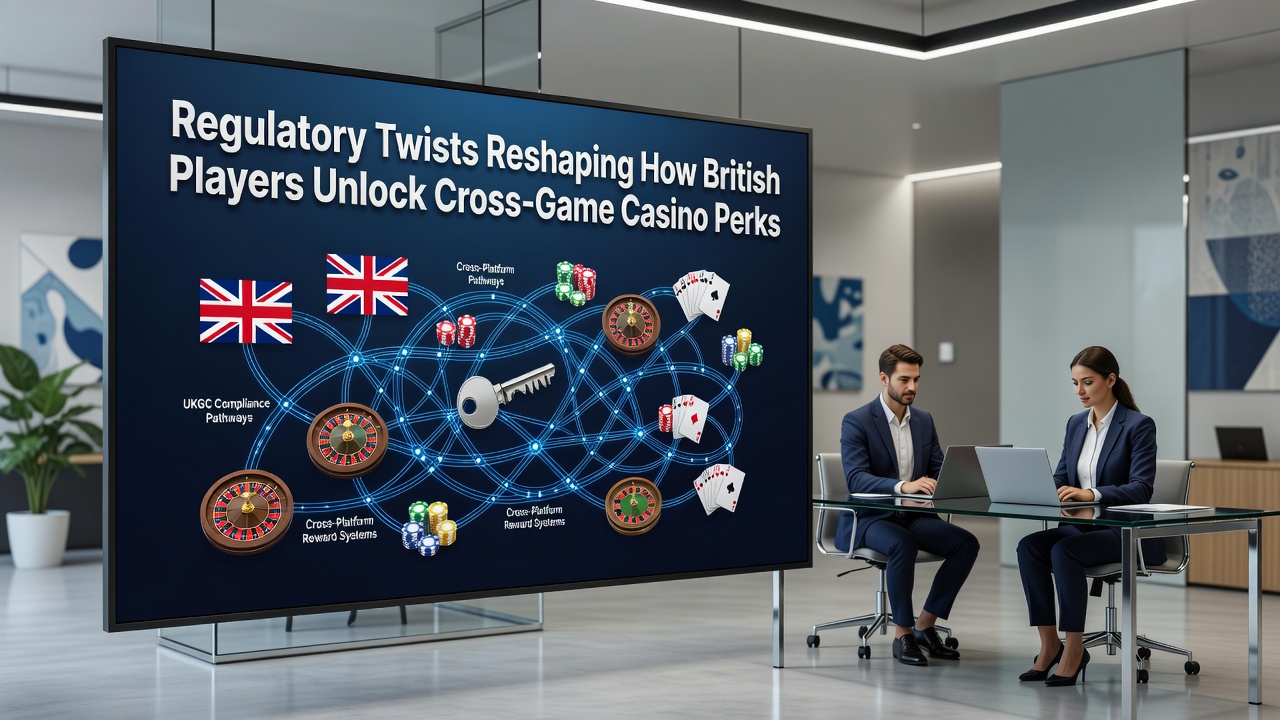British casino players engaging with interconnected slot and table game bonus systems under updated regulatory guidelines