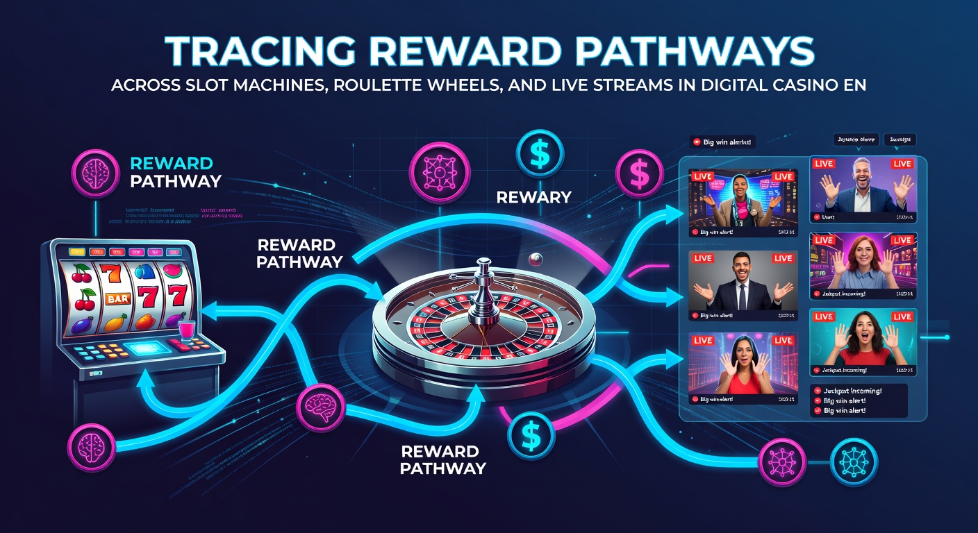 Live dealer roulette stream interface displaying real-time reward notifications linked to slot and table activity
