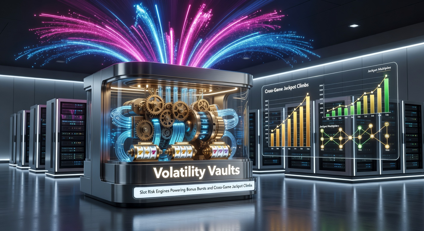 Visual breakdown of a bonus burst sequence where risk engines trigger cascading multipliers and expanding wilds in a high-volatility slot